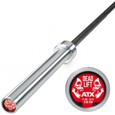 Olympijská tyč ATX LINE Special Deadlift Bar, dlouhá, 2300/50 mm, 27 mm – Zboží Dáma