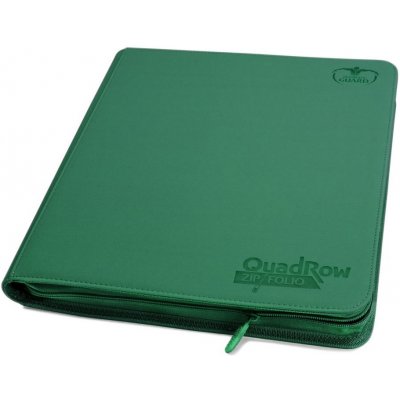 Ultimate Guard Album 12-Pocket QuadRow ZipFolio XenoSkin Green – Hledejceny.cz