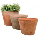 Květináč "Robert&Stevens Potters" SINCE 1875 terakota 20x22x26cm set 3ks|Esschert Design – Hledejceny.cz