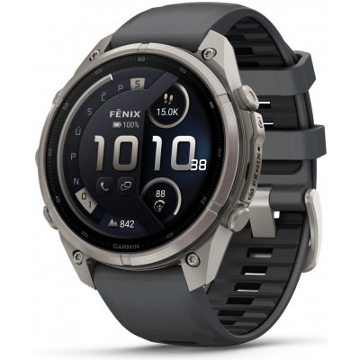 Garmin Fenix 9 Pro 47 mm AMOLED inReach Titanium Graphite/Black 010-04336-21 – Hledejceny.cz