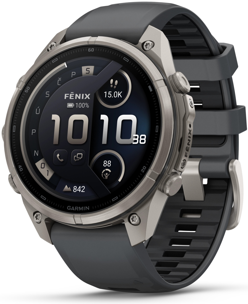 Garmin Fenix 9 Pro 47 mm AMOLED inReach Titanium Graphite/Black 010-04336-21