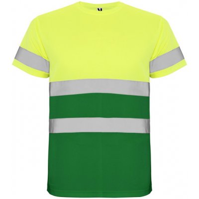 Roly tričko Delta reflexní krátký rukáv pánské Žlutá/zelená L – Zboží Dáma