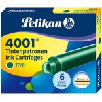 Pelikan 4001 Inkoustové bombičky 6 ks tmavě zelené – Hledejceny.cz