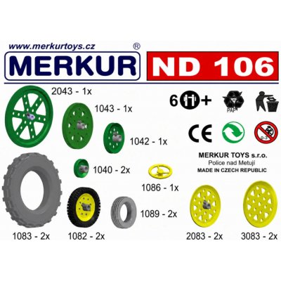 Merkur ND 106 Kola a pneumatiky 16ks – Zboží Živě