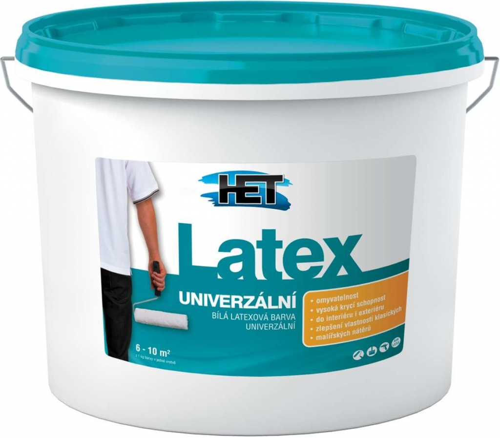 Disperzní malířská barva HET Latex univerzální 5+1kg