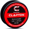 Coilology Odporový drát Clapton Ni80 24/36 3m