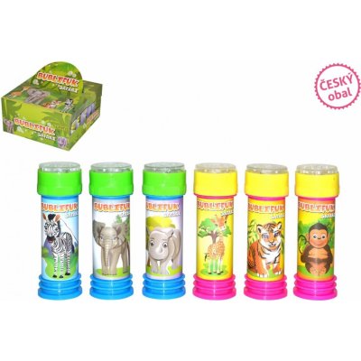 Bublifuk se zvířátky 11cm SAFARI 6 druhů 50ml – Zboží Mobilmania