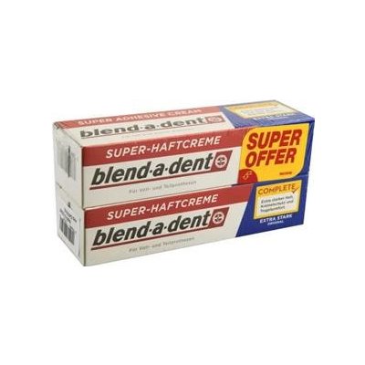 Blend a dent Plus fixační krém Extrta strong 2 x 40 g – Zboží Dáma