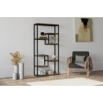 Asir Knihovna EMINA ořech černá – Zboží Dáma