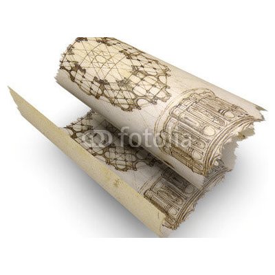 WEBLUX 74160491 Fototapeta vliesová Carta pergamena papiro disegni antichi Carta pergamena papirový anghi rozměry 100 x 73 cm – Zboží Mobilmania
