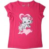 Dětské tričko Wolf dívčí tričko S2210A tmavě růžové
