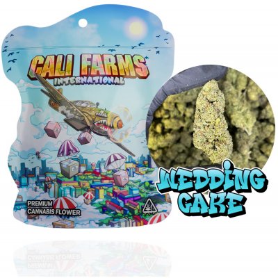 Califarms THC X květy Wedding cak CBD 14,53% THC 0,07% 1 g – Zboží Dáma