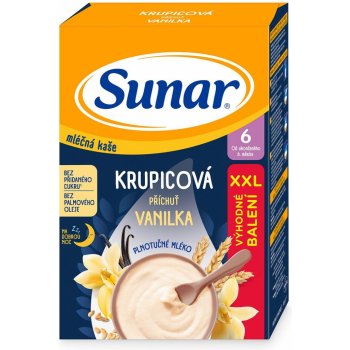 Sunar Ml.krupic.kaše Vanilka na dobrou noc 340 g