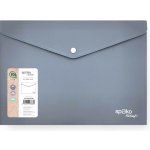 Spoko Spisové desky s drukem Spoko ReLeaf Soft touch - A5 / šedomodrá 502498 – Zboží Živě
