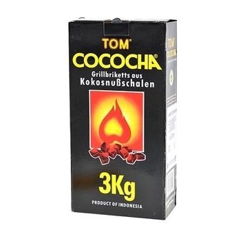 Tom Coco Kokosové uhlíky brikety 3 kg