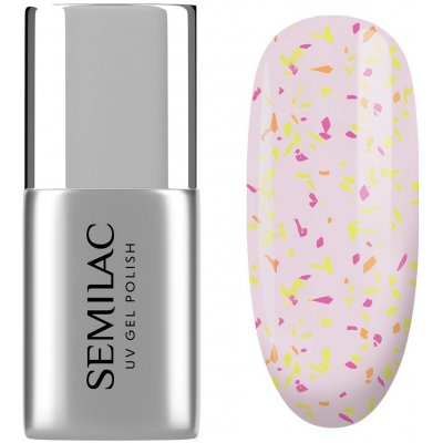 Semilac Top coat No Wipe Matte Peach Galaxy T26 7ml – Hledejceny.cz