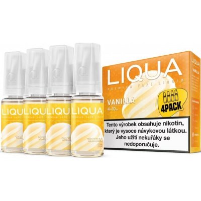 Ritchy Liqua Elements Vanilka 4 x 10 ml 3 mg – Zboží Mobilmania