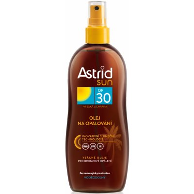 Astrid Sun olej na opalování spray SPF30 200 ml – Sleviste.cz