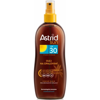 Astrid Sun olej na opalování spray SPF30 200 ml