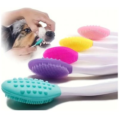 Krmimmasem.cz Plastový zubní kartáček oboustranný 1 ks – Zboží Dáma