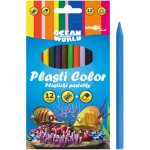 JUNIOR Plastické pastelky Plasti Color sada 12 ks – Hledejceny.cz