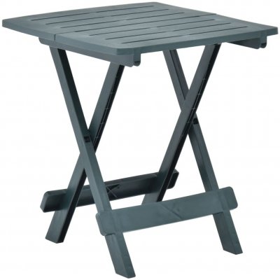 OMAXI 859927 Skládací zahradní stolek zelený 45 x 43 x 50 cm plast – Hledejceny.cz