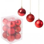 SPRINGOS Vánoční baňky červené mix 6cm sada 12ks – Zbozi.Blesk.cz
