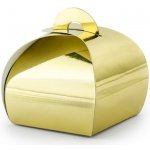 PartyDeco Krabička malá oblá zlatá 10 ks – Zbozi.Blesk.cz