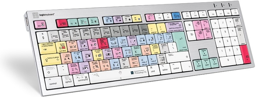 Logic Keyboard Adobe Photoshop CC ALBA Mac Pro UK