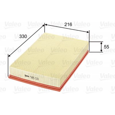 Vzduchový filtr VALEO 585133 – Hledejceny.cz