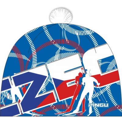 Čepice biatlon zimní s bambulí Pingu Boby Biatlon Flag F 35CZ – Zboží Mobilmania