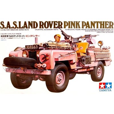 Tamiya S.A.S. Land Rover růžová Panther 35076 1:35