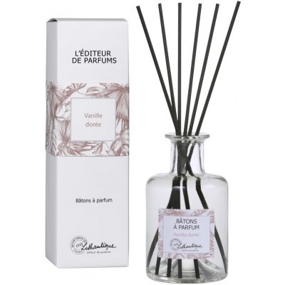 Lothantique aroma difuzér s černými dřívky Golden Vanilla 200 ml