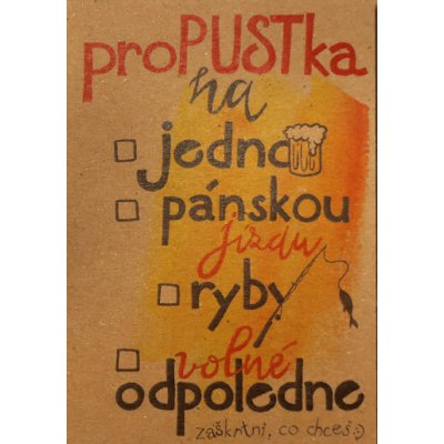 Baloušek Přání BeBechy A6, kraft - Propustka – Hledejceny.cz