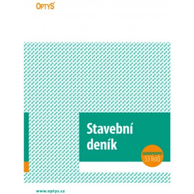 Optys 1268 Stavební deník NCR číslovaný – Zboží Živě