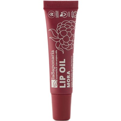 laSaponaria Vyživující olej na rty s ostružinou BIO Intense Blackberry 12 ml – Zboží Dáma