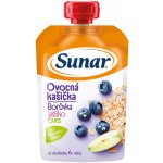 Sunar ovocná kašička borůvka jablko a ovesné vločky 6m+ 120 g – Zboží Dáma