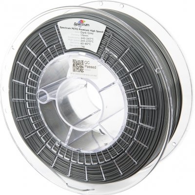 Spectrum PETG Dark Grey 1,75 mm 1 kg – Zboží Živě