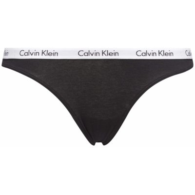 Calvin Klein Dámská tanga Thong Carousel 0000D1617E 001 černá