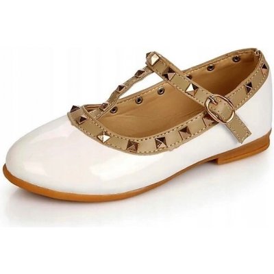 Botičky balerínky boty cvočky baletky bílé – Sleviste.cz