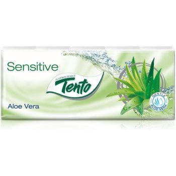 Tento Soft papírové kapesníčky Aloe Vera 3-vrstvé 10 x 10 ks