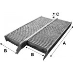 Kabinový filtr Valeo 715555 – Zboží Mobilmania