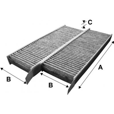 Kabinový filtr Valeo 715555 – Zboží Mobilmania