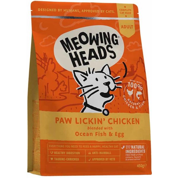 Meowing Heads Paw Lickin' Chicken 8 kg od 2 309 Kč - Heureka.cz