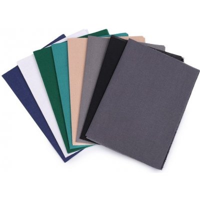 Textilní Nažehlovací Záplaty - Rozměry 17x45 cm, Pro Opravy a Dekorace - 948412 šedá – Zboží Mobilmania
