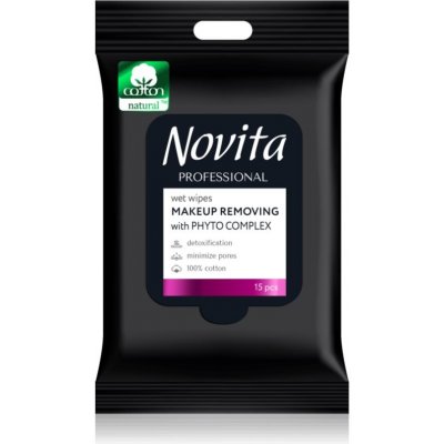 Novita vlhčené odličovací ubrousky PHYTO complex 15 ks – Hledejceny.cz