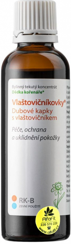 Novy Dědek Kořenář VlaštovičníkovkyR Dubové kapky s vlaštovičníkem RK-B 50 ml