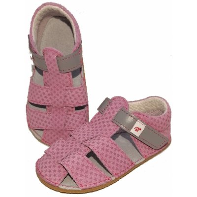 Ef sandály růžová s šedou – Zboží Mobilmania