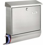 Burg Wächter 8150 AMRUM-SET 38670 NI poštovní schránka nerezová ocel stříbrná na klíč – Zboží Mobilmania