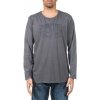 Pánské Tričko Rip Curl NUMERO 69 L/S TEE Charcoal